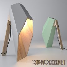 3d-модель Настольная лампа Woodspot Alessandro Zambelli