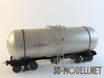 3d-модель Железнодорожная цистерна