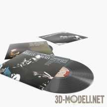 3d-модель Виниловые пластинки