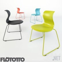 3d-модель Четыре стула PRO Floetotto