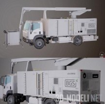 3d-модель Аэродромный служебный грузовик