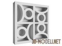 3d-модель 3D-панель Витраж от Дикарт