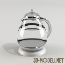 3d-модель Заварочный чайник с водой