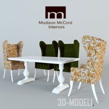 3d-модель Набор мебели от Madison McCord Interiors