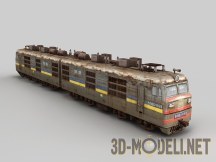3d-модель Старая советская электричка