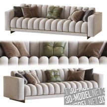 3d-модель Белый диван от Caracole