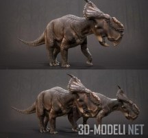 3d-модель Пахиринозавры