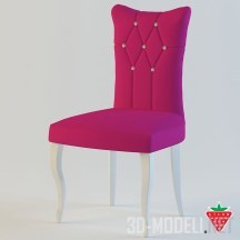 3d-модель Гламурный стул Cilek Yakut