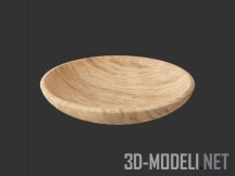 3d-модель Блюдо из дерева
