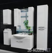 3d-модель Мебель в ванную Соло 3 0006