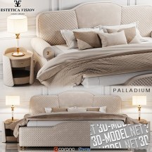 3d-модель Кровать-диван Palladium от Estetica Vision