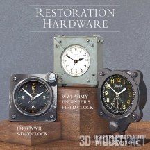 3d-модель Часы от Restoration Hardware
