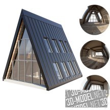3d-модель Лесной дом