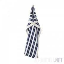 3d-модель Полотенце Hale Tea Off-White Blue Towel от Ferm Living