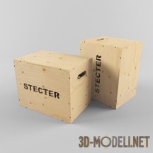 3d-модель Фанерная тумба STECTER для кроссфита
