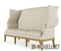 3d-модель Трехместный диван Marko Kraus «Rich»