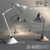 3d-модель Настольные лампы La Lampe GRAS