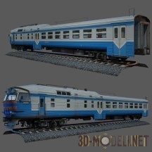3d-модель Дизель-поезд ДР1А-282