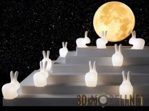3d-модель Стул-лампа Rabbit от Qeeboo