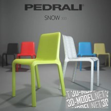 3d-модель Стул Snow от Pedrali