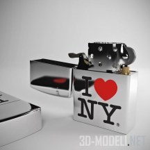 3d-модель Зажигалка «I love NY»
