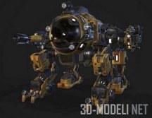 3d-модель Шагающий робот Sci-Fi