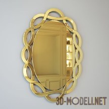 3d-модель Овальное зеркало Afina Modern Luxe