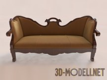 3d-модель Итальянский диван Annibale Colombo, артикул A741