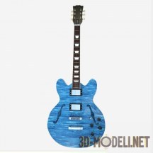 Полуакустическая электрогитара Gibson ES335 Figured Indigo Blue 2015