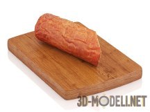 3d-модель Кусок колбасы