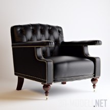3d-модель Клубное кресло ALFRED Ralph Lauren 184-03
