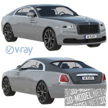 3d-модель Авто Rolls-Royce Wraith