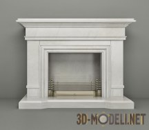 3d-модель Элегантный классический камин