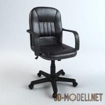3d-модель Кожаное кресло У-2012 для офиса