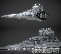 3d-модель Космический корабль Victory-Class Star Destroyer