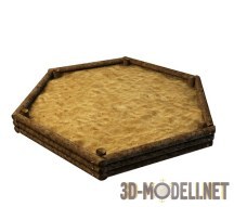 3d-модель Детская песочница