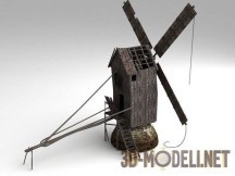 3d-модель Старая мельница