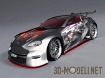 3d-модель Гоночный болид Aston Martin DB8