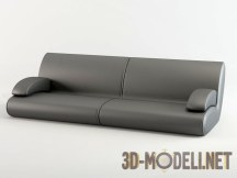 3d-модель Мягкий диван без ножек