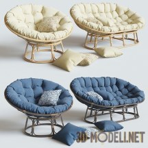 3d-модель Кресло «Papasan» и диван «Mamasan»