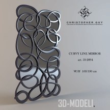3d-модель Зеркало Curvy Line 50-2894 от Christopher Guy