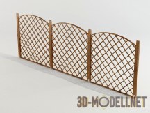3d-модель Решетчатый забор