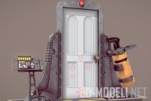 3d-модель Дверь Бу из Monsters Inc.