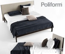 3d-модель Кровать от Poliform – IPANEMA