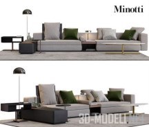 Современный диван Minotti Yang
