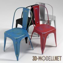 3d-модель Стальные стулья «Tolix»