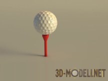 3d-модель Шарик для гольфа