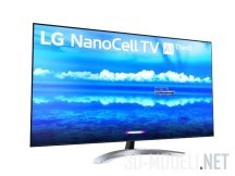 3d-модель LED TV LG Nano Cell 8K