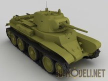 3d-модель Танк БТ-7