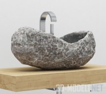 3d-модель Каменная раковина